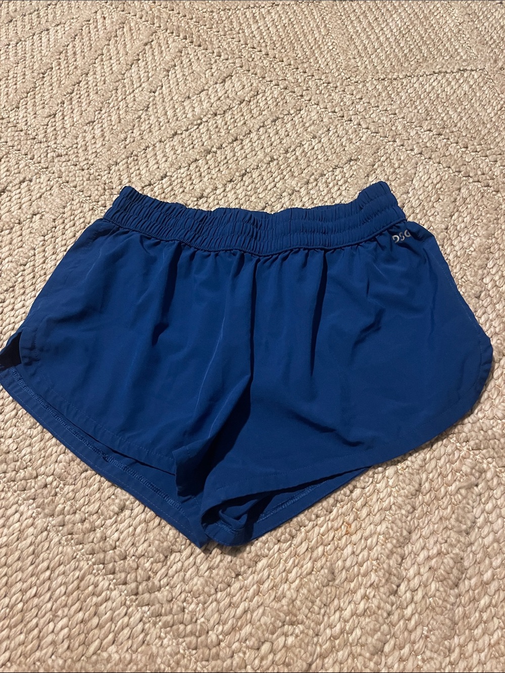 DSG Royal Blue Athletic Running Shorts with Elastic Waist